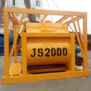 Twin Shaft Concrete Mixer